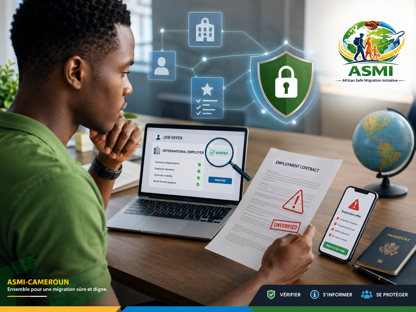 Fake job offer verification warning and safe migration prevention